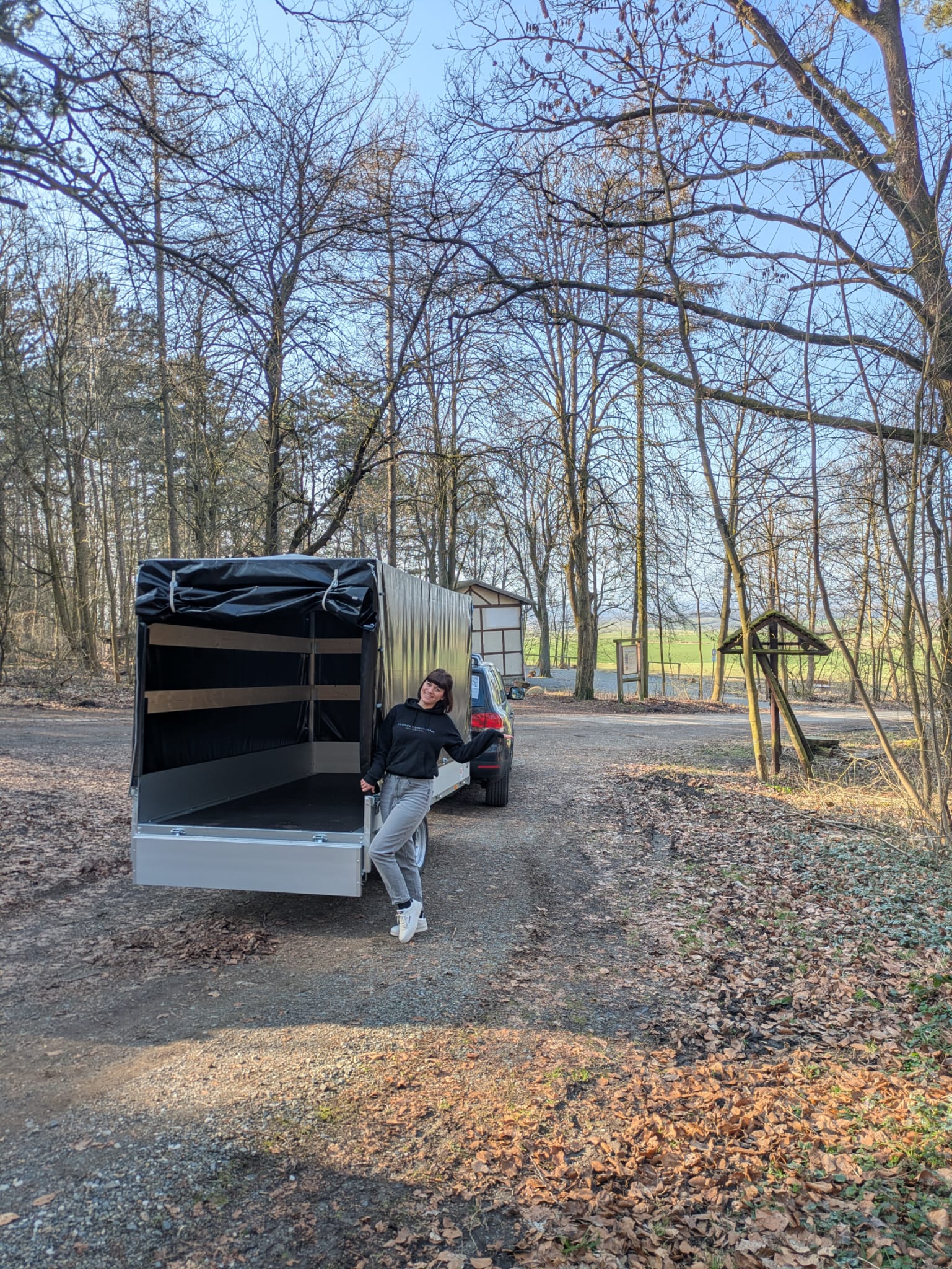 PKW-Planenanhänger (750kg) der Marke Eduard